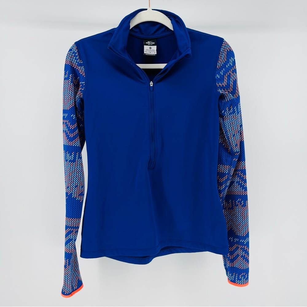 Nike Pro Hyperwarm Nordic Half Zip Dri Fit Pullover Sweatshirt/Jacket, Medium